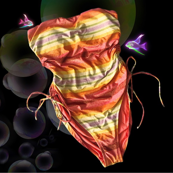 Robin Piccone ๐งก๐๐ GRETA BANDEAU ONE PIECE Bathing suit - Picture 3 of 4